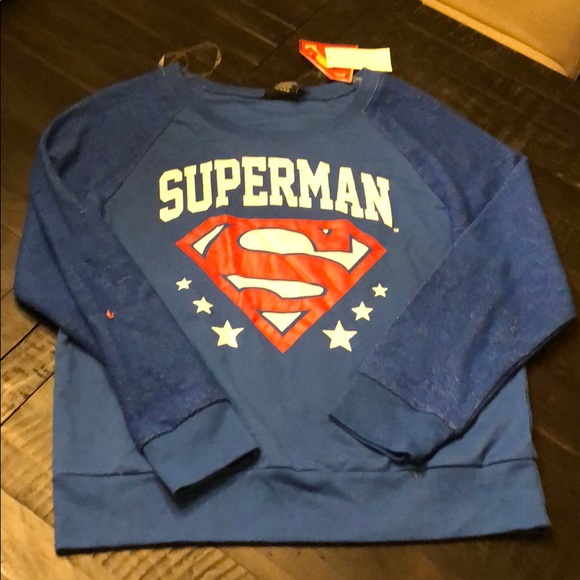New With Tags- Superman Sweatshirt - Picture 1 of 3